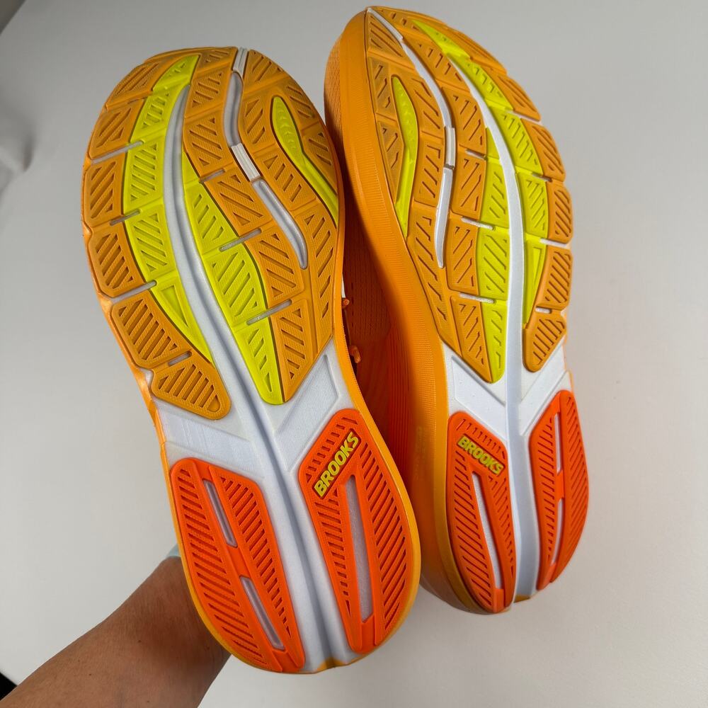 Brooks Ghost Max 3 Men's Orange Max Cushion Running Shoes Sneakers Size 13 - Picture 4 of 16